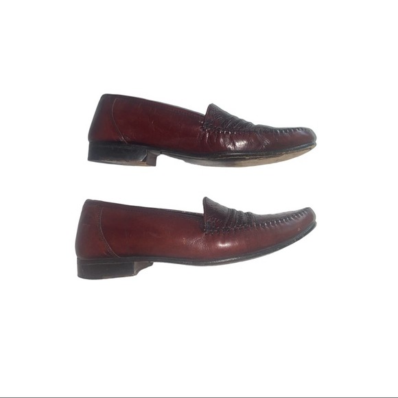 STUART MCGUIRE MADE IN ITALY RED LOAFERS - Picture 9 of 9